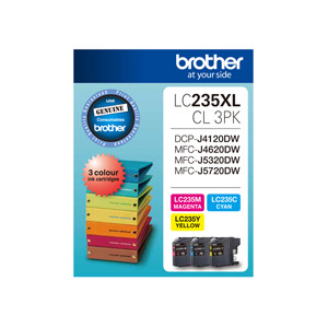 Brother MFC-J4620DW/J5320DW/J5720DW / DCP-J4120DW Hi Yield Value Pack C/M/Y Ink