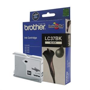 Brother LC-37BK Black Ink Cartridge - 350 pages