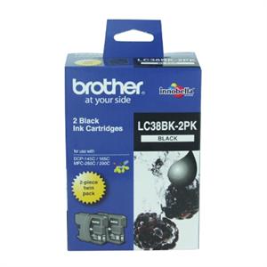 Brother MFC-255CW/290C/295CN / DCP-145C/165C/375CW Twin Pack Black Ink