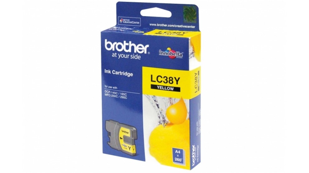 Brother MFC-255CW/290C/295CN / DCP-145C/165C/375CW Yellow Ink