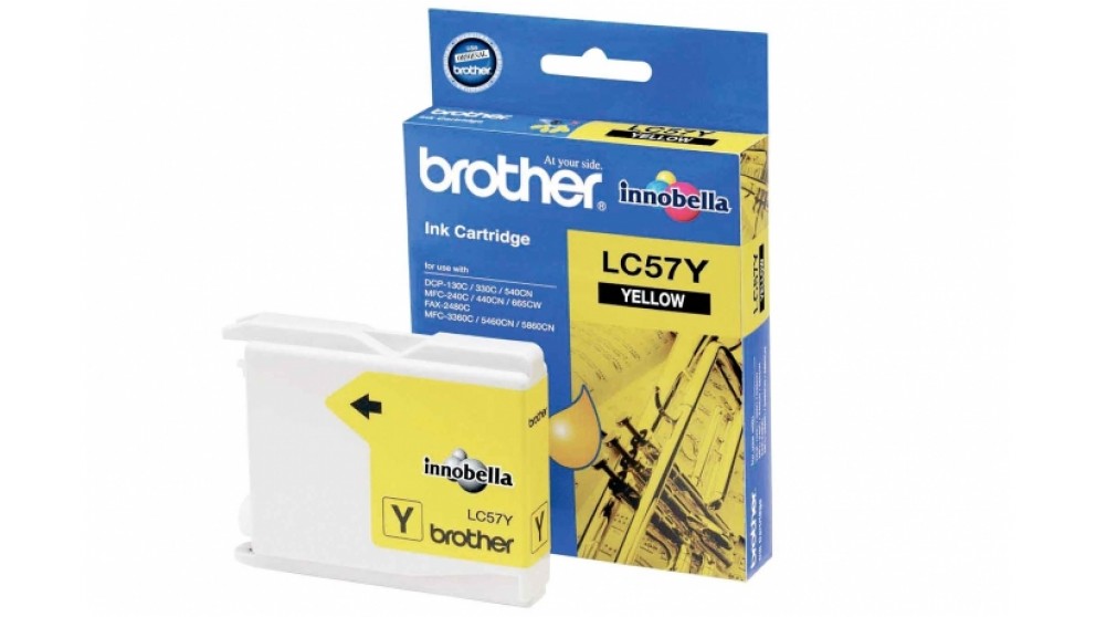 Brother MFC-240C/440CN/465CN/665CW/685CW/885CW/3360C/5460CN/5860CN / DCP-130C/330C/350C/540CN / FAX-2480C Yellow Ink