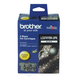 Brother MFC-5890CN/6490CW/6890CDW / DCP-6690CW Hi Yield Twin Pack Black Ink