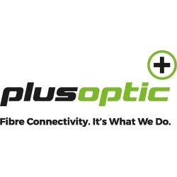 PlusOptic OM4 Fibre Optic Patch Lead with LC - LC Connectors, 10M Length, Duplex MULTIM