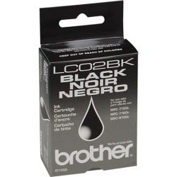 Brother LC02BK Black Ink Cartridge (0.75K) - GENUINE