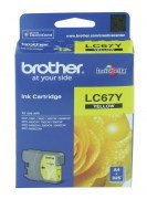 Brother LC-67Y Yellow Ink Cartridge - 325 pages