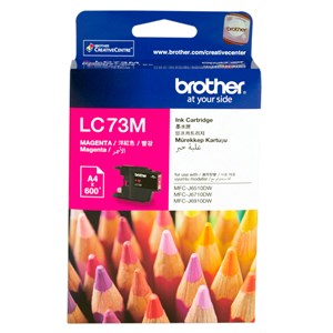 Brother LC-73 Magenta Ink Cartridge - 600 pages