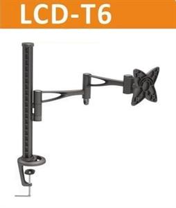 Brateck Single Monitor Arm & Desk Clamp Black VESA 75/100mm Up to 27''