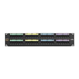 48 PORT  8P8C VOICE & DATA PATCH PANEL  25 PAIR CONNECTOR 2RU FORM FACTOR - 10/100BASE-T