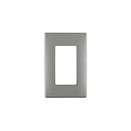 1 GANG RENU SNAP ON WALLPLATE STAINLESS STEEL