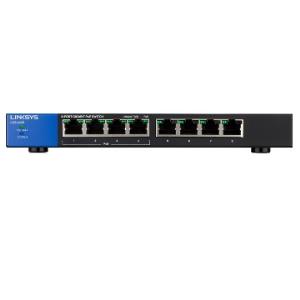 LINKSYS 8-PORT  DESKTOP UNMANAGEDSWITCH, GbE(8), POE+(4), YR WTY