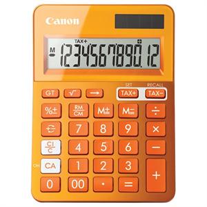 Canon Dual Power Mini Desktop Calculator 12 Digit Upright-angled LCD Display Grand Total Function Memory, Square root and percentage fu