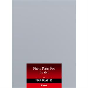 Canon Luster Photo Paper, 25 Sheets, A2 Size, 260gsm, A2 Luster Photo Paper provides a smooth Texture with a professional