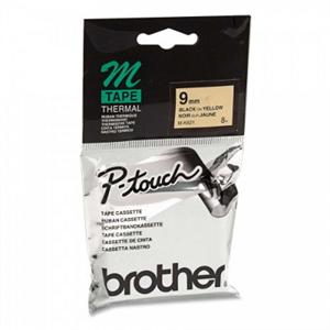 Brother MK621 Labelling Tape - Black on Yellow M Tape 9mm