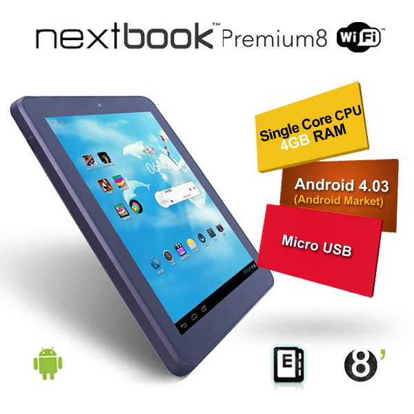Nextbook 8' Tablet Stand Folio
