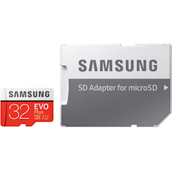 Samsung EVO Plus microSD Card (SD Adapter) 32GB