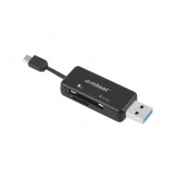 mbeat Ultra Dual USB 3.0 Reader for PCs, Smartphones Tablets