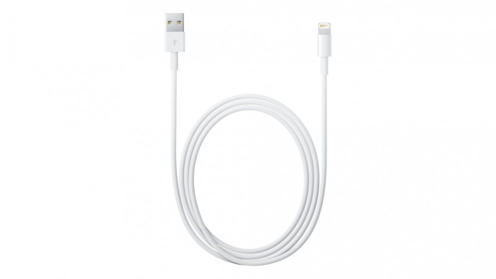 Apple MD819AM/ALightning to USB Charge & Sync Cable (White 6.56')