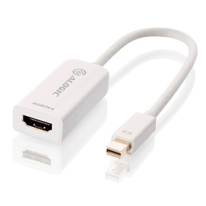 ALOGIC Premium 15cm Mini DisplayPort to HDMI Adapter - Male to Female - WHITE - MOQ:3