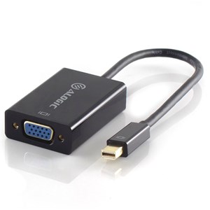 ALOGIC Premium 15cm Mini DisplayPort to VGA Adapter Male to Female - Black