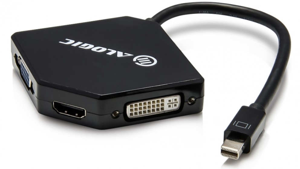 ALOGIC 3-in-1 Mini DisplayPort to HDMI/ DVI/ VGA Adapter - Male to 3 - Female - MOQ:3