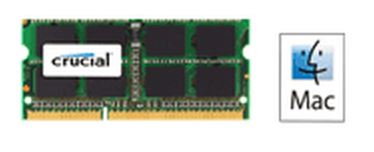 Crucial 4GB (1x4GB) DDR3 SODIMM 1333MHz for MAC 1.35V Single Stick Desktop for Apple Macbook Memory RAM