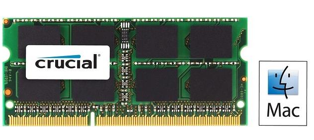 Crucial 8GB (1x8GB) DDR3 SODIMM 1866MHz for MAC 1.35V Single Stick Desktop for Apple Macbook Memory RAM