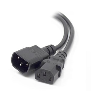 ALOGIC 5m IEC C13 to IEC C14 Computer Power Extension Cord - Male to Female