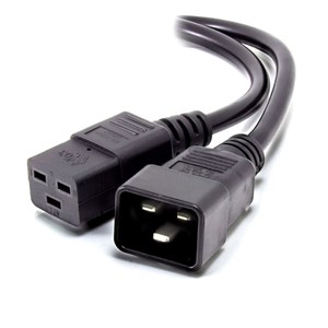 ALOGIC 1m IEC C19 to IEC C20 Power Extension  Male to Female Cable