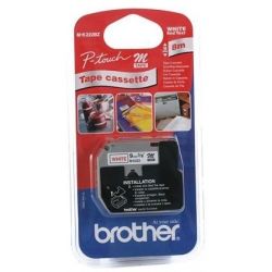 Brother MK222 Red Printing on White P Touch Tape - GENUINE