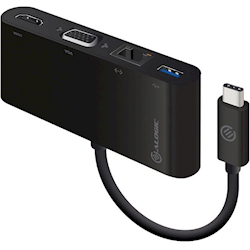 ALOGIC USB-C MultiPort Travel Adapter wit HDMI/VGA/Gigbit Ethernet & USB3.0 - MOQ:1