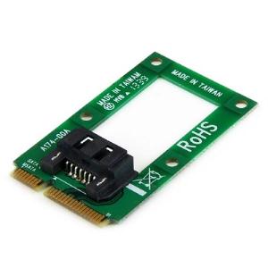 StarTech mSATA to SATA HDD/SSD Adapter - Mini SATA to SATA Converter Card