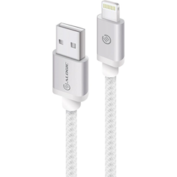 Alogic 1m Prime Lightning to USB Cable - Silver
