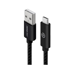Alogic 3m USB 2.0 USB-A (Male) to USB-C (Male) Cable - Black