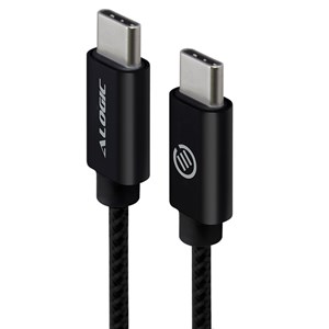 Alogic 1m USB 2.0 USB-C (Male) to USB-C (Male) Cable - Black