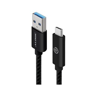 Alogic USB 3.1(GEN 2) USB-A (Male) to USB-C (Male) Cable - Black