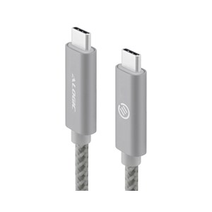 Alogic 1m USB 3.1 (Male) to USB-C (Male) Cable - Space Grey
