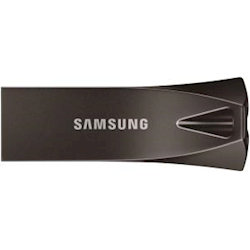 Bar Plus USB Drive, Titan Gray, Metallic Chassis, 64GB, USB3.1, Up to 200MB/s, 5 Years Warranty