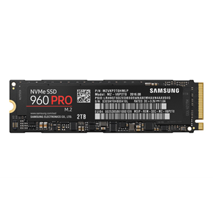 2TB Samsung 960 PRO M.2 (2280) R/W(Max) 3500MB/s/2100MB/s 440K/360K IOPS 5YR