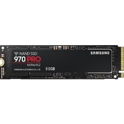 Samsung 970 PRO 512GB SSD, Samsung 64L 2-bit MLC V-NAND, M.2 (2280), NVMe, R/W(Max) 3,500MB/s/2,300MB/s, 370K/500K IOPS, 600TBW, 5 Years Wty