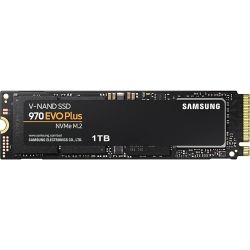 SSD 970 EVO Plus (2280)-1TB, Samsung 64L 3-bit MLC V-NAND, M.2 (2280), NVMe, R/W(Max) 3,500MB/s/3,300MB/s, 600K/550K IOPS, 600TBW, 5 Years Warranty