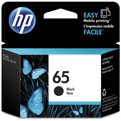 HP 65 BLACK ORIGINAL INK CARTRIDGE