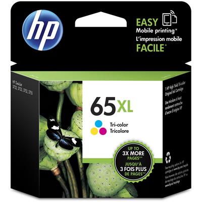 HP 65XL HIGH YIELD TRI-COLOUR ORIGINAL INK CARTRIDGE