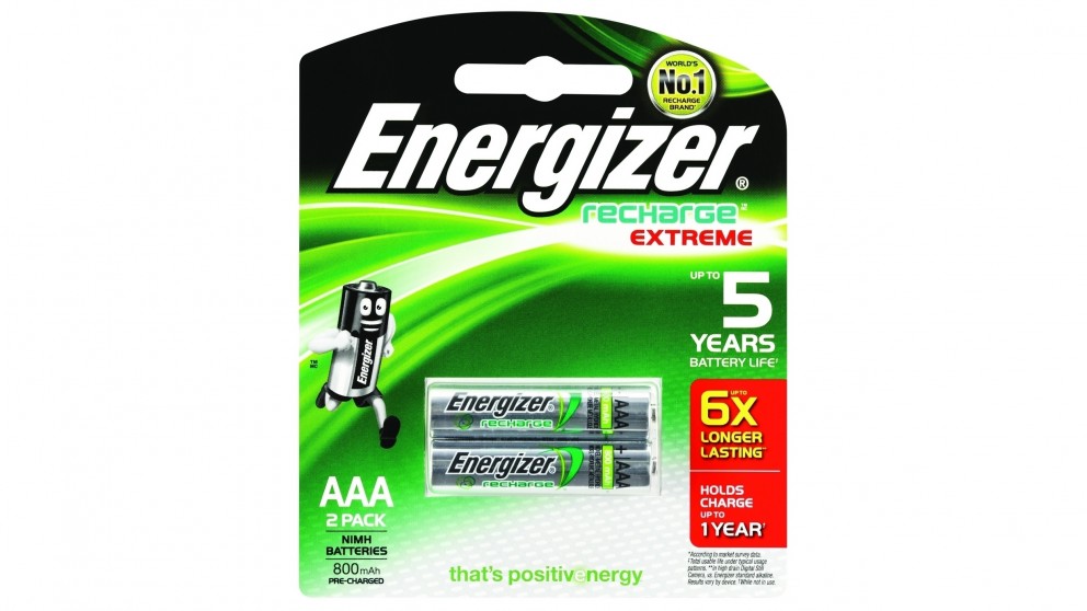 Energizer Recharge AAA Batteries - 2 Pack