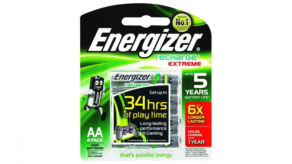 Energizer AA Ready to Run Rechargeable NiMH 2300mAh Battery 4pk