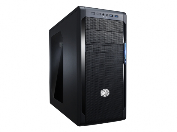 COOLERMASTER N300, BLACK BEZEL, BLACK INTERIOR COATING, 240MM LIQUID COOLER SUPPORT, ATX