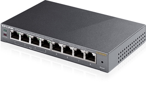 TP-Link TL-SG108PE 8-Port Gigabit Easy Smart Switch with 4-Port PoE, 55W IEEE 802.3af, Fanless, VLAN Features