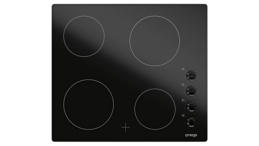 Omega OC64KZ 60cm 4 Burner Ceramic Cooktop
