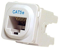 Access Communications P4665-BLK Cat5E Australian IDC Jack - Black