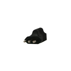 Manufacturer: InLine. This in line black adapter enables you to convert from a US 3 Pin plug to an Italy 3 Pin plug. Please note the power adapters are in line plug adapters only and do not alter