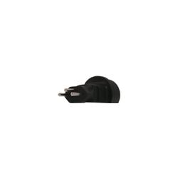 Manufacturer: InLine. This in line black adapter enables you to convert from a Schuko plug to a Swiss 3 Pin plug. Please note the power adapters are in line plug adapters only and do not alter